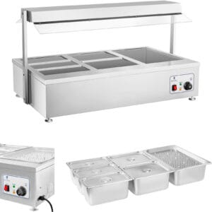 Suchy bemar podgrzewacz bez wody wolnostojący 6 x GN 150mm 55L Royal Catering 8 Suchy bemar podgrzewacz bez wody wolnostojący 6 x GN 150mm 55L Royal Catering - obrazek 1