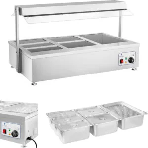 Suchy bemar podgrzewacz bez wody wolnostojący 6 x GN 150mm 55L Royal Catering 8 Suchy bemar podgrzewacz bez wody wolnostojący 6 x GN 150mm 55L Royal Catering - obrazek 1