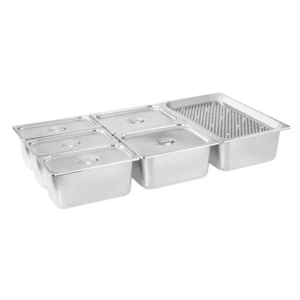 Bemar wodny podgrzewacz wolnostojący z kranem 6 x GN 150mm 55L Royal Catering 5 1381 5