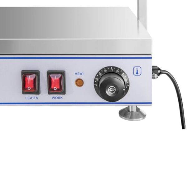 Elektryczna płyta taca grzewcza kompaktowa 2 lampy halogenowe 1100W 230V 4 1382 4