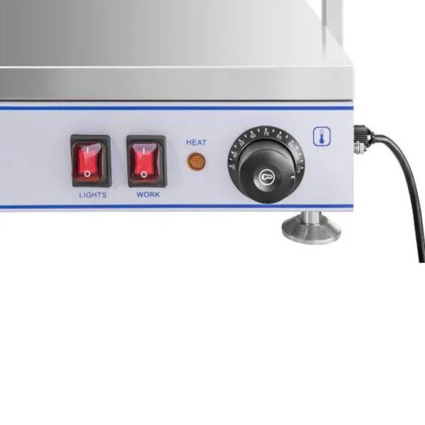 Elektryczna płyta taca grzewcza kompaktowa 3 lampy halogenowe 1550W 230V 4 1383 4