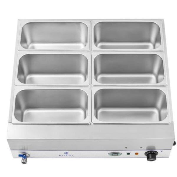 Bemar podgrzewacz wodny na podstawie stalowej 6 x GN 1/3 2000W 230V 3 1385 3