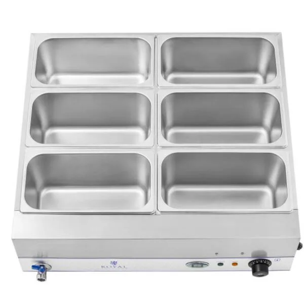 Bemar podgrzewacz wodny na podstawie stalowej 6 x GN 1/3 2000W 230V 3 1385 3