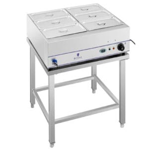 Bemar podgrzewacz wodny na podstawie stalowej 6 x GN 1/3 2000W 230V 6 Bemar podgrzewacz wodny na podstawie stalowej 6 x GN 1/3 2000W 230V - obrazek 2