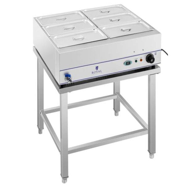 Bemar podgrzewacz wodny na podstawie stalowej 6 x GN 1/3 2000W 230V 1 1385 bemar podgrzewacz wodny na podstawie stalowej 6 x gn 1 3 2000w 230v