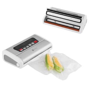 Pakowarka zgrzewarka próżniowa listwowa na worki do żywności biała 32cm 165W 230V Royal Catering 7 Pakowarka zgrzewarka próżniowa listwowa na worki do żywności biała 32cm 165W 230V Royal Catering - obrazek 1