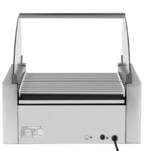Roller grill rolkowy z osłoną i szufladą grzewczą do bułek 20 parówek HotDog 2600W 230V Royal Catering 6 Roller grill rolkowy z osłoną i szufladą grzewczą do bułek 20 parówek HotDog 2600W 230V Royal Catering - obrazek 3