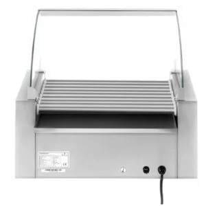Roller grill rolkowy z osłoną i szufladą grzewczą do bułek 16 parówek HotDog 2200W 230V Royal Catering 5 Roller grill rolkowy z osłoną i szufladą grzewczą do bułek 16 parówek HotDog 2200W 230V Royal Catering - obrazek 3
