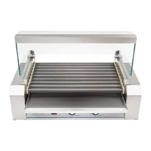 Grill rolkowy z szybą Roller grill z rolkami z teflonu 9T 6 Grill rolkowy z szybą Roller grill z rolkami z teflonu 9T - obrazek 2