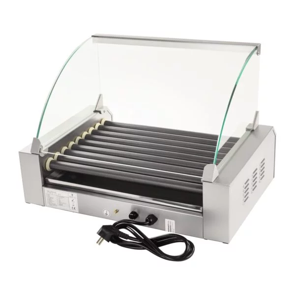 Grill rolkowy z szybą Roller grill z rolkami z teflonu 9T 3 1471 4