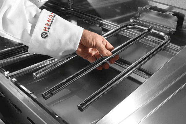 Grill gazowy ""Green Fire"" 3 palniki 17,4kW z osłoną i półką - Hendi 149591 3 149591 3