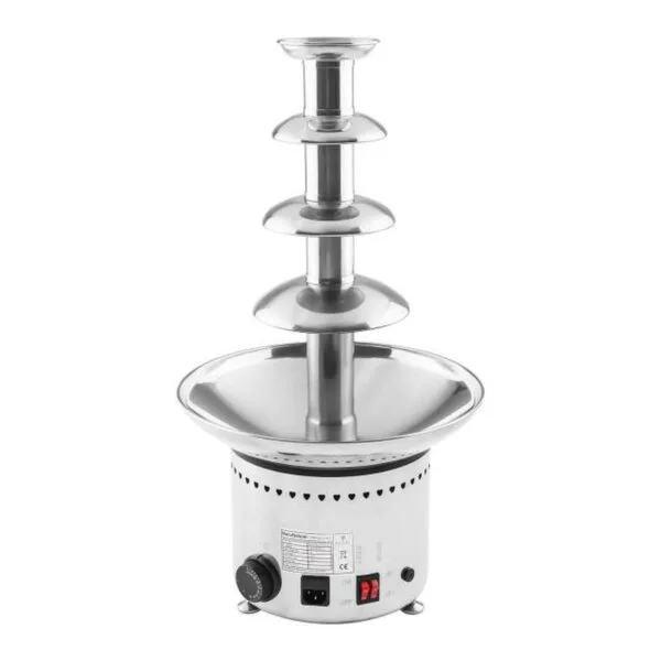 Fontanna do FONDUE z czekolady stalowa 4 piętra 230W 2 1559 2