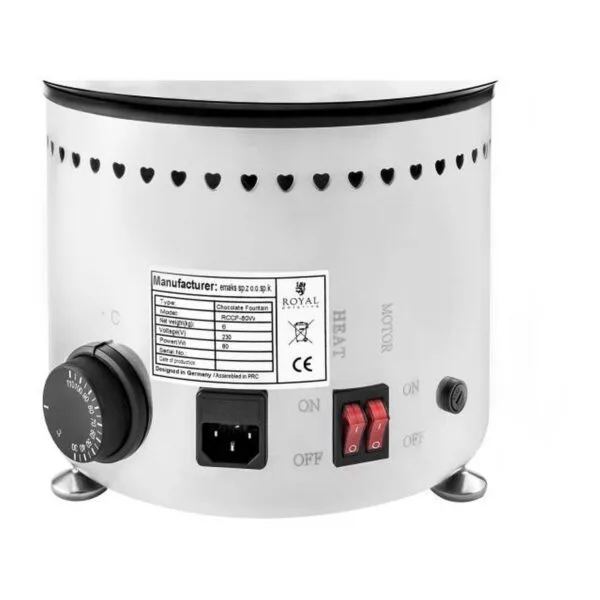 Fontanna do FONDUE z czekolady stalowa 4 piętra 230W 5 1559 5