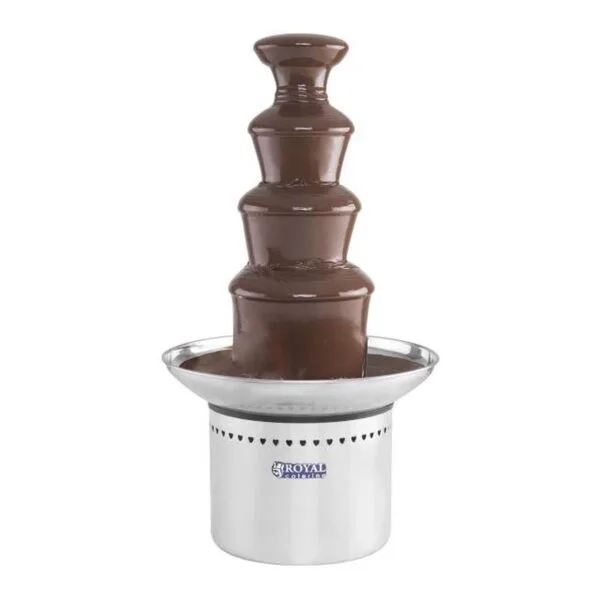 Fontanna do FONDUE z czekolady stalowa 4 piętra 230W 1 1559 fontanna do czekoladowego fondue 4 pietra hurtownia sklep cena tanio 1