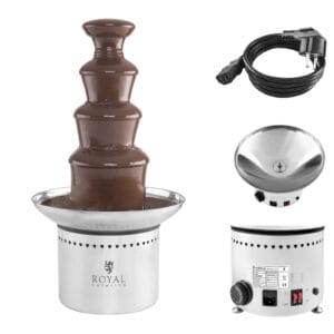 Fontanna do FONDUE z czekolady stalowa 4 piętra 230W 9 Fontanna do FONDUE z czekolady stalowa 4 piętra 230W - obrazek 1