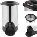 1565 perkolator zaparzacz do kawy i herbaty stalowy podwojne scianki 230v 1330w 16l