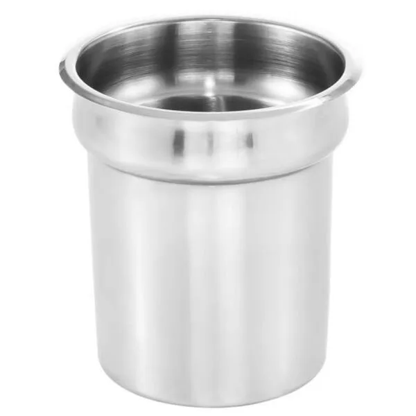 Wkład garnek z pokrywką stalowy do bemaru podgrzewacza do zupy 3.8L 2 1572 2