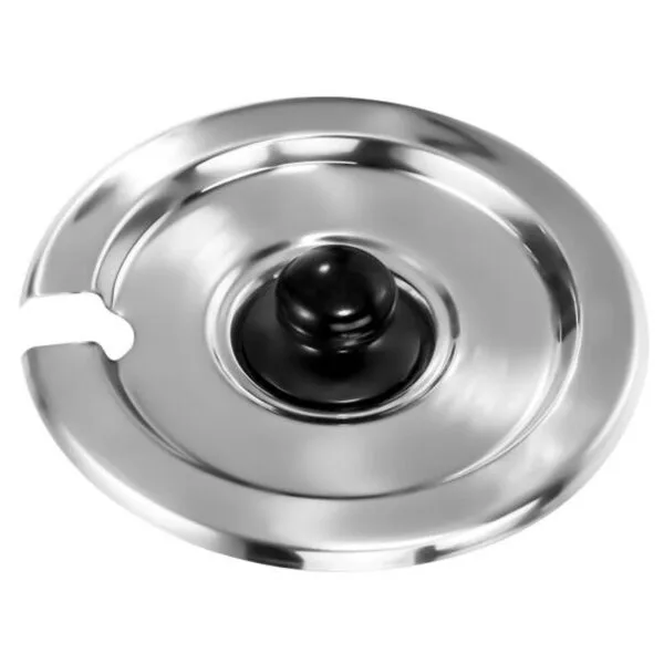 Wkład garnek z pokrywką stalowy do bemaru podgrzewacza do zupy 3.8L 4 1572 4