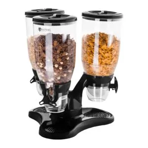 Dozownik dyspenser obrotowy do produktów sypkich płatków muesli bakalii kawy 3 x 3L 6 Dozownik dyspenser obrotowy do produktów sypkich płatków muesli bakalii kawy 3 x 3L - obrazek 2