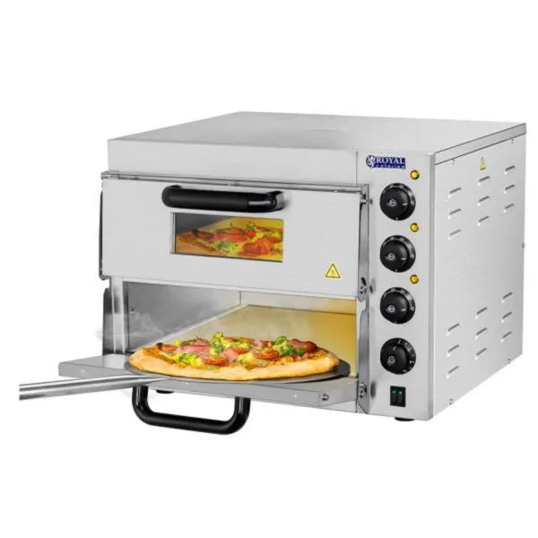 Profesjonalny piec do pizzy podwójny 2 x 40cm 3000W 230V Royal Catering 1 1832 2