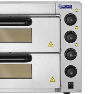 Profesjonalny piec do pizzy podwójny 2 x 40cm 3000W 230V Royal Catering 11 Profesjonalny piec do pizzy podwójny 2 x 40cm 3000W 230V Royal Catering - obrazek 5