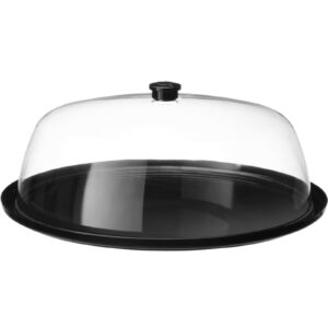 Taca ekspozycyjna bufetowa okrągła z pokrywą śr. 350 mm - Hendi 203576 - obrazek 1