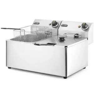 Frytownica gastronomiczna podwójna Kitchen Line 7kW 230V 2 x 8L - Hendi 205839 5 Frytownica gastronomiczna podwójna Kitchen Line 7kW 230V 2 x 8L - Hendi 205839 - obrazek 3