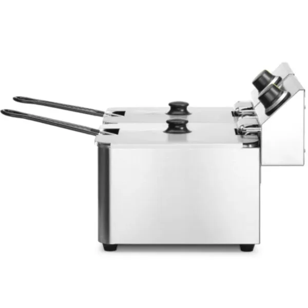 Frytownica gastronomiczna Kitchen Line 6kW 230V 2 x 4L - Hendi 205846 2 205846 2