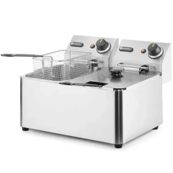 Frytownica gastronomiczna Kitchen Line 6kW 230V 2 x 4L - Hendi 205846 3 205846 3