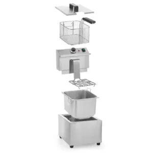 Frytownica gastronomiczna Mastercook 3.5kW 230V 8L - Hendi 207208 - obrazek 4