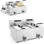 207376 hendi dystrybutor frytownica frytkownica z panelem cyfrowym mastercook z kranem 2x8l 2x3500w zielona gora