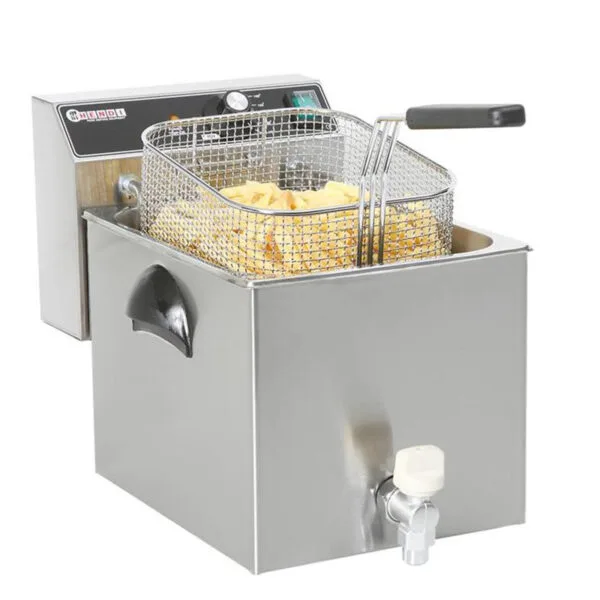 Frytownica z kranem Masterpro 230V 3.5kW 8L - Hendi 209202 1 209202 2
