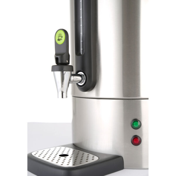 Zaparzacz perkolator do kawy z niekapiącym kranikiem stalowy Concept Line 13 l - Hendi 211441 8 211441 7