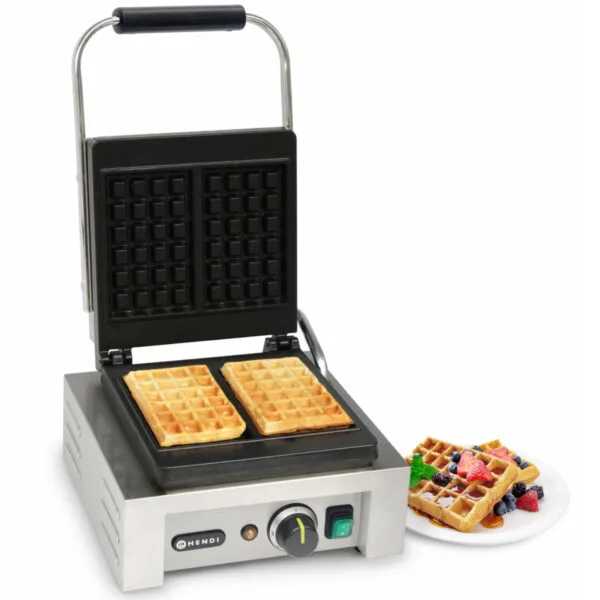 Gofrownica profesjonalna na 2 gofry prostokątne 1.5kW - Hendi 212103 4 212103 4