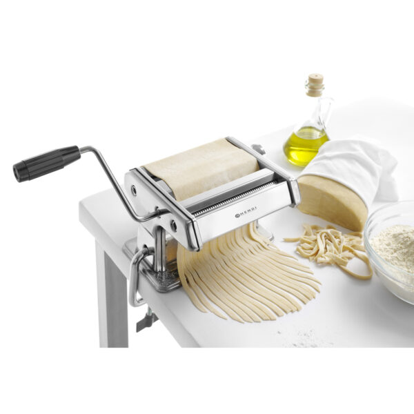 Ręczna maszynka urządzenie do makaronu tagliatelle fettuccine do 140mm Hendi 224830 1 224830 2