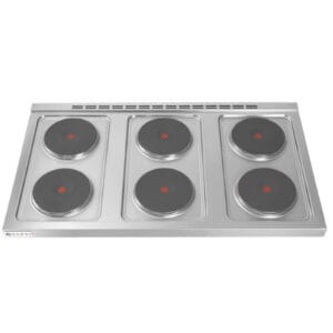 Kuchnia elektryczna wolnostojąca na podstawie stalowej 6 x 2.6kW szer. 120cm 3 Kuchnia elektryczna wolnostojąca na podstawie stalowej 6 x 2.6kW szer. 120cm - obrazek 2