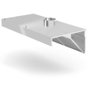 Okap przyścienny skośny z filtrami labiryntowymi i oświetleniem LED 100x70x45 cm - Hendi 229309 1 Okap przyścienny skośny z filtrami labiryntowymi i oświetleniem LED 100x70x45 cm - Hendi 229309 - obrazek 1