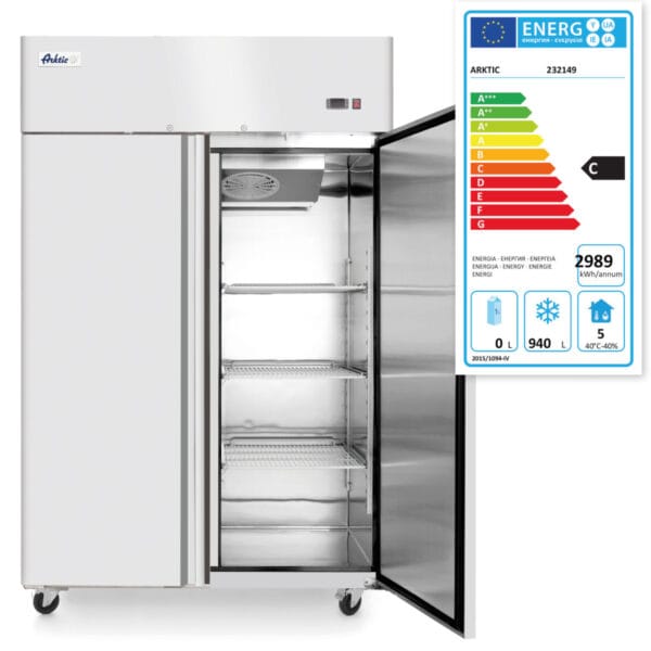 Szafa mroźnicza 2-drzwiowa Profi Line 6 x GN2/1 1260L - Hendi 232149 1 232149 1