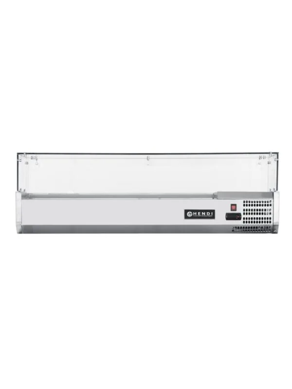 Nadstawa z witryną chłodniczą 4 x GN 1/3 szer. 120cm - Hendi 232965 1 232965 2