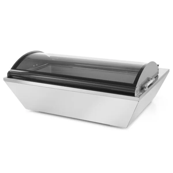 Witryna chłodnicza nastawna sałatkowa z unoszoną pokrywą 8x GN 1/6 67L Hendi 233672 1 233672 2
