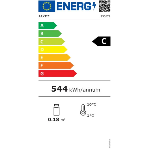 Witryna chłodnicza nastawna sałatkowa z unoszoną pokrywą 8x GN 1/6 67L Hendi 233672 2 233672 eei c