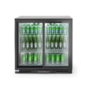 Lodówka barowa na napoje 2-drzwiowa szer. 90cm 228L 8 Lodówka barowa na napoje 2-drzwiowa szer. 90cm 228L - obrazek 4