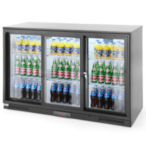 Lodówka chłodziarka barowa sklepowa na napoje 3-drzwiowa 6 półek 300 W 303 l - Hendi 235836 3 Lodówka chłodziarka barowa sklepowa na napoje 3-drzwiowa 6 półek 300 W 303 l - Hendi 235836 - obrazek 1