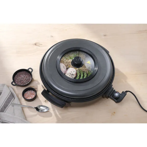 Patelnia elektryczna do smażenia i pieczenia 40cm 1400W - Hendi 239506 6 239506 7