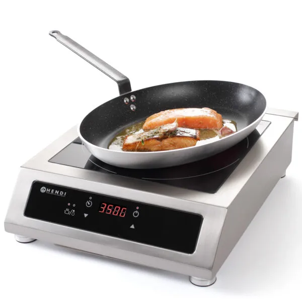 Kuchenka indukcyjna elektroniczna do garnków patelni śr. 16-30cm 3500W 1 239698 2
