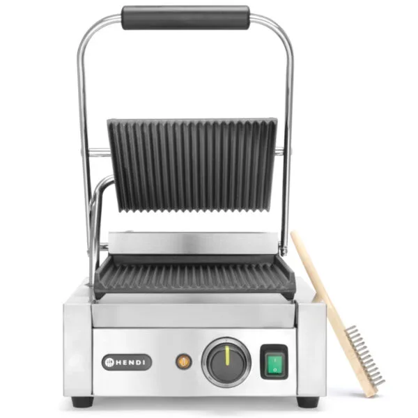 Kontakt grill kontaktowy ryflowany pojedynczy 1800W - Hendi 263501 1 263501 1