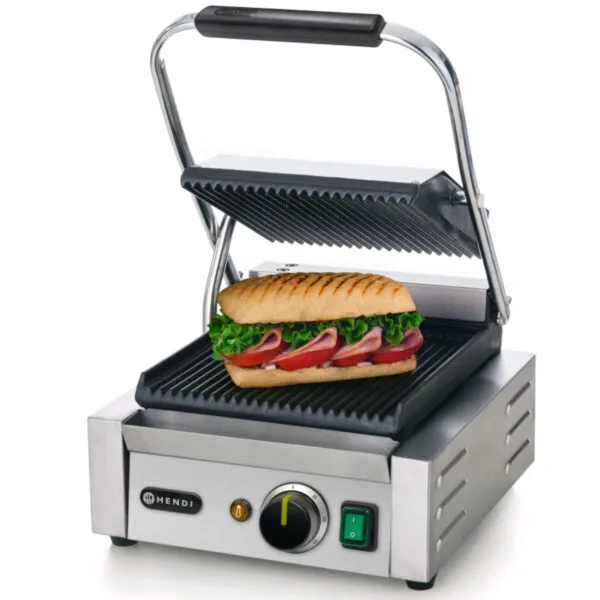 Kontakt grill kontaktowy ryflowany pojedynczy 1800W - Hendi 263501 2 263501 3