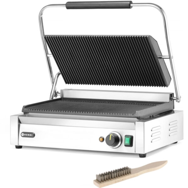 Grill elektryczny kontaktowy XL Pianini 548 x 415 mm 2700 W - Hendi 263624 3 263624 11