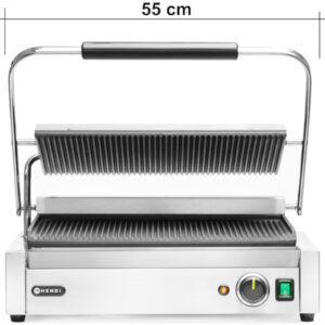 Grill elektryczny kontaktowy XL Pianini 548 x 415 mm 2700 W - Hendi 263624 21 Grill elektryczny kontaktowy XL Pianini 548 x 415 mm 2700 W - Hendi 263624 - obrazek 11