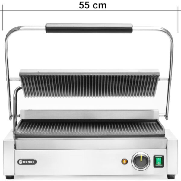 Grill elektryczny kontaktowy XL Pianini 548 x 415 mm 2700 W - Hendi 263624 10 263624 5